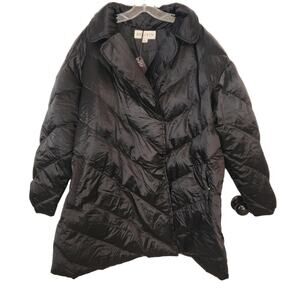 Ava & Viv Black Puffer Jacket, NWT, 3x